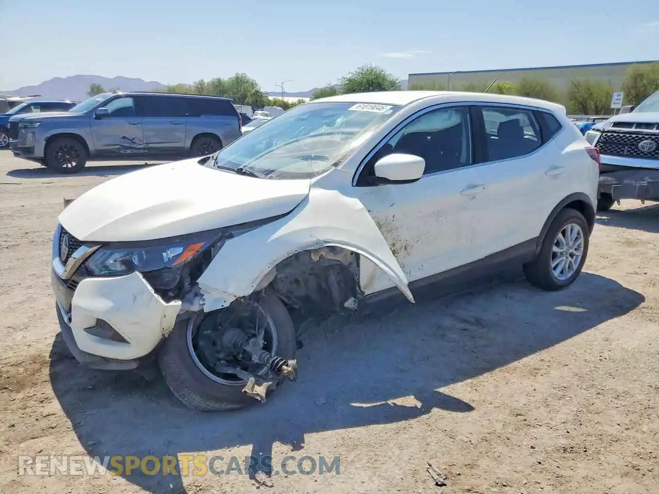 1 Photograph of a damaged car JN1BJ1AV3MW301342 NISSAN ROGUE 2021