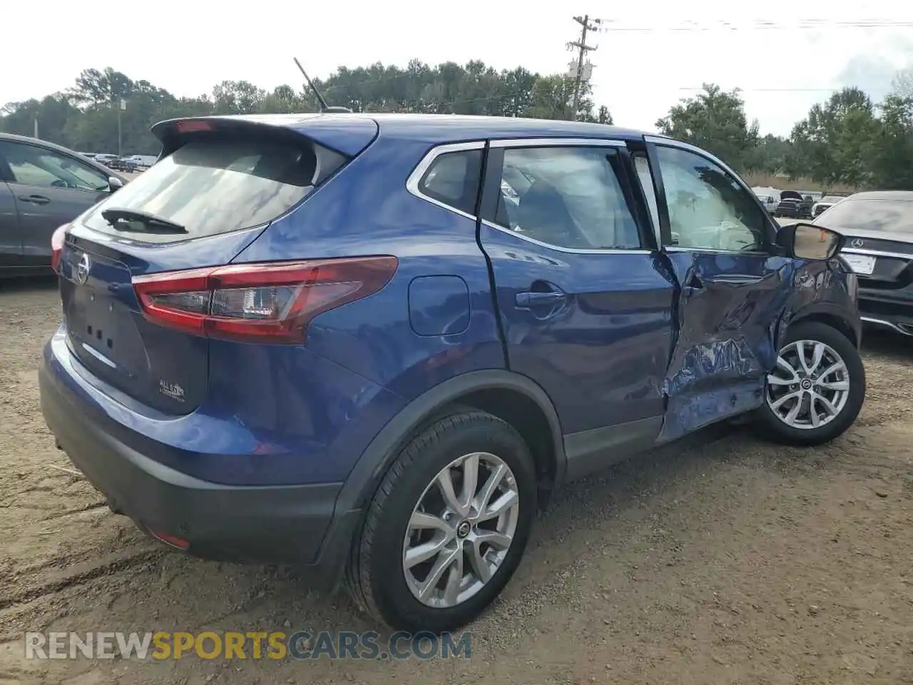 3 Photograph of a damaged car JN1BJ1AV3MW302572 NISSAN ROGUE 2021