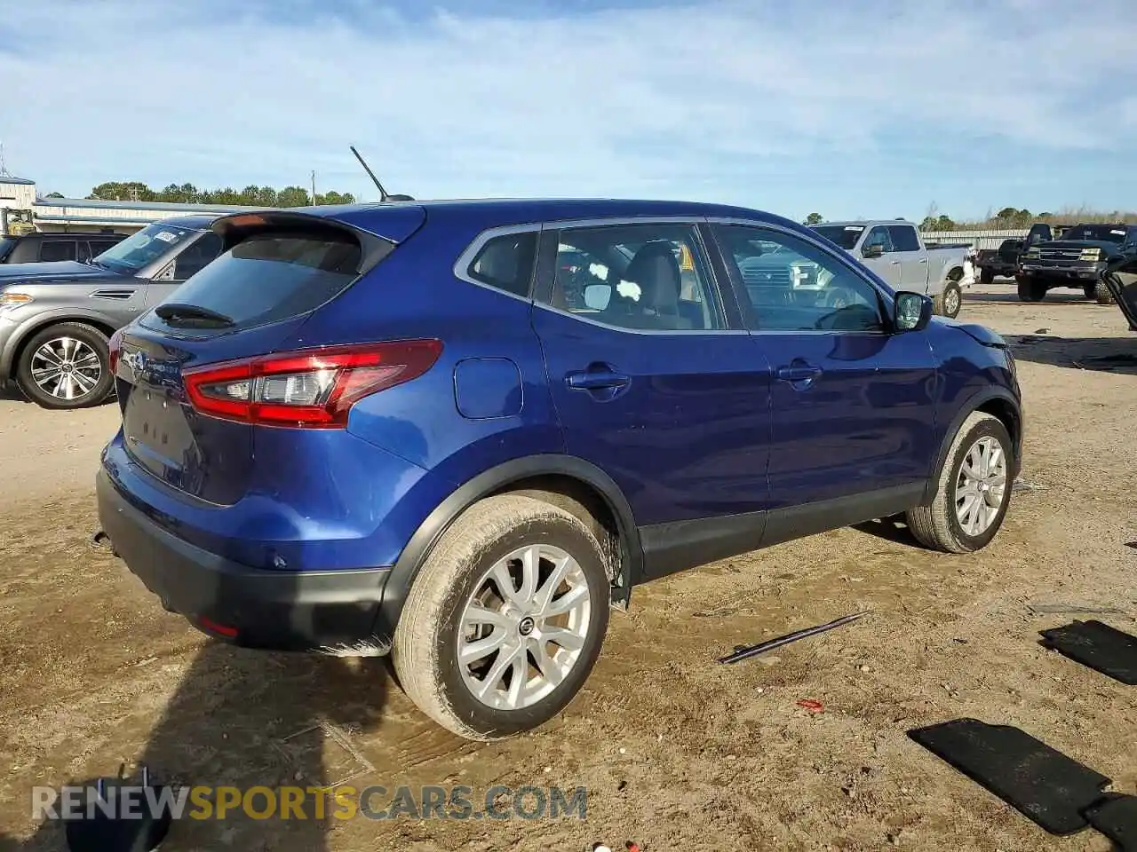 3 Photograph of a damaged car JN1BJ1AV3MW303897 NISSAN ROGUE 2021