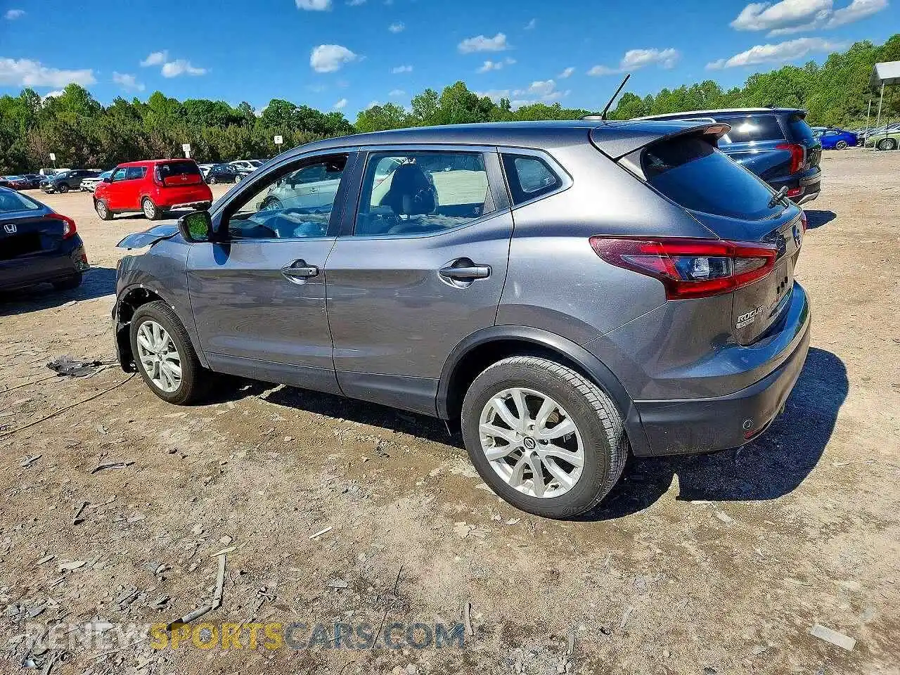2 Photograph of a damaged car JN1BJ1AV3MW304242 NISSAN ROGUE 2021