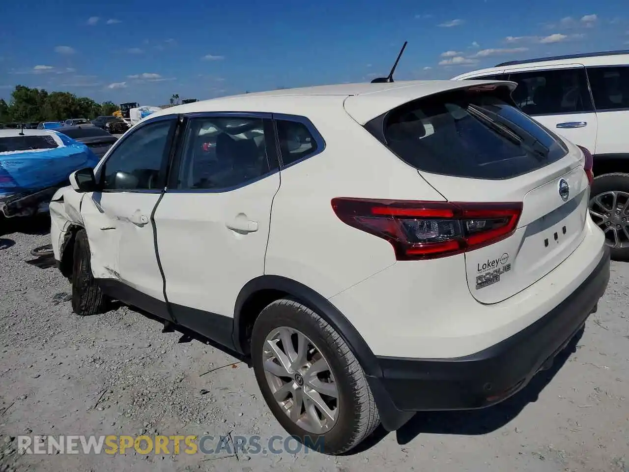 2 Photograph of a damaged car JN1BJ1AV3MW307643 NISSAN ROGUE 2021