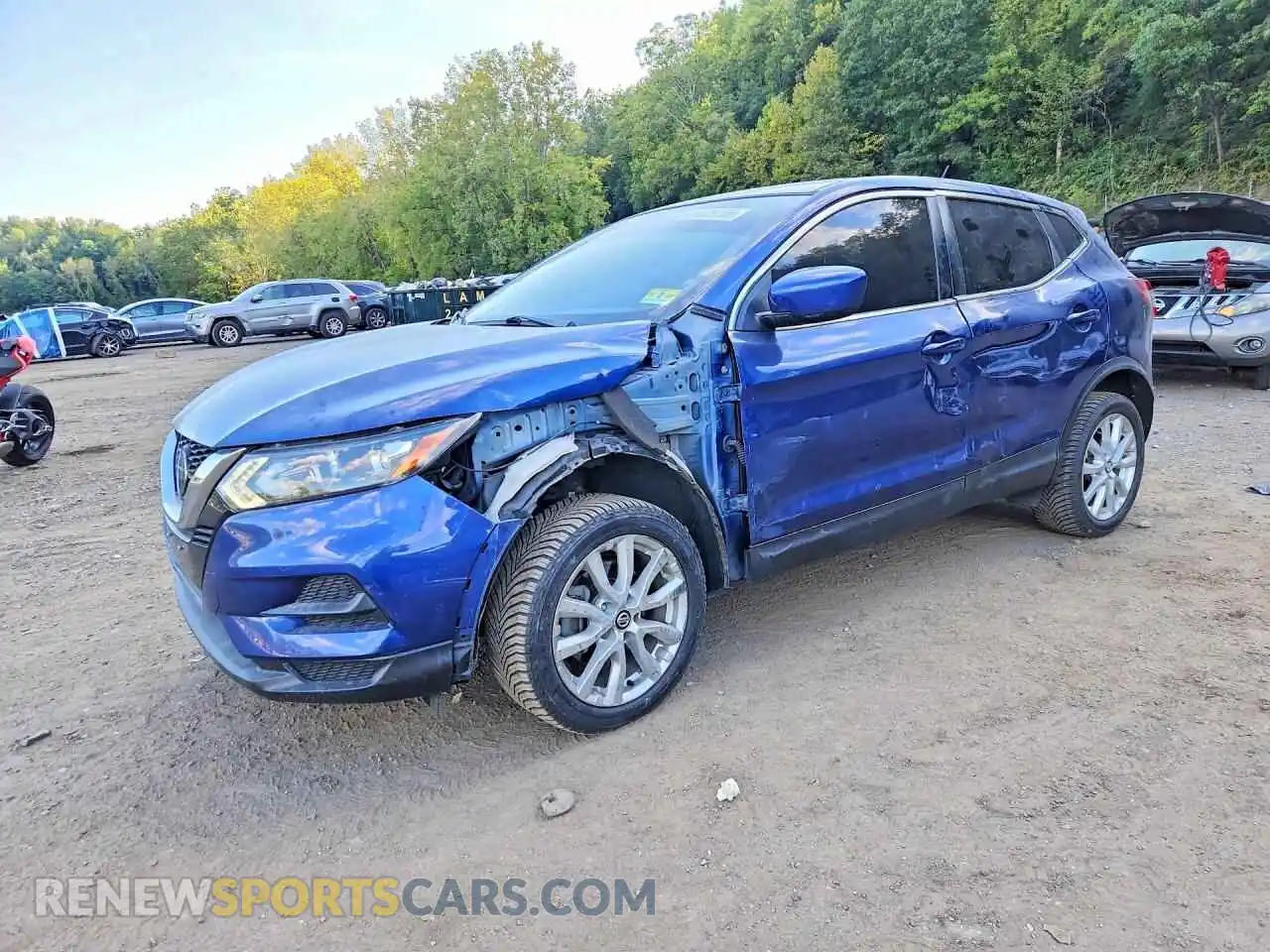 1 Photograph of a damaged car JN1BJ1AV3MW307965 NISSAN ROGUE 2021