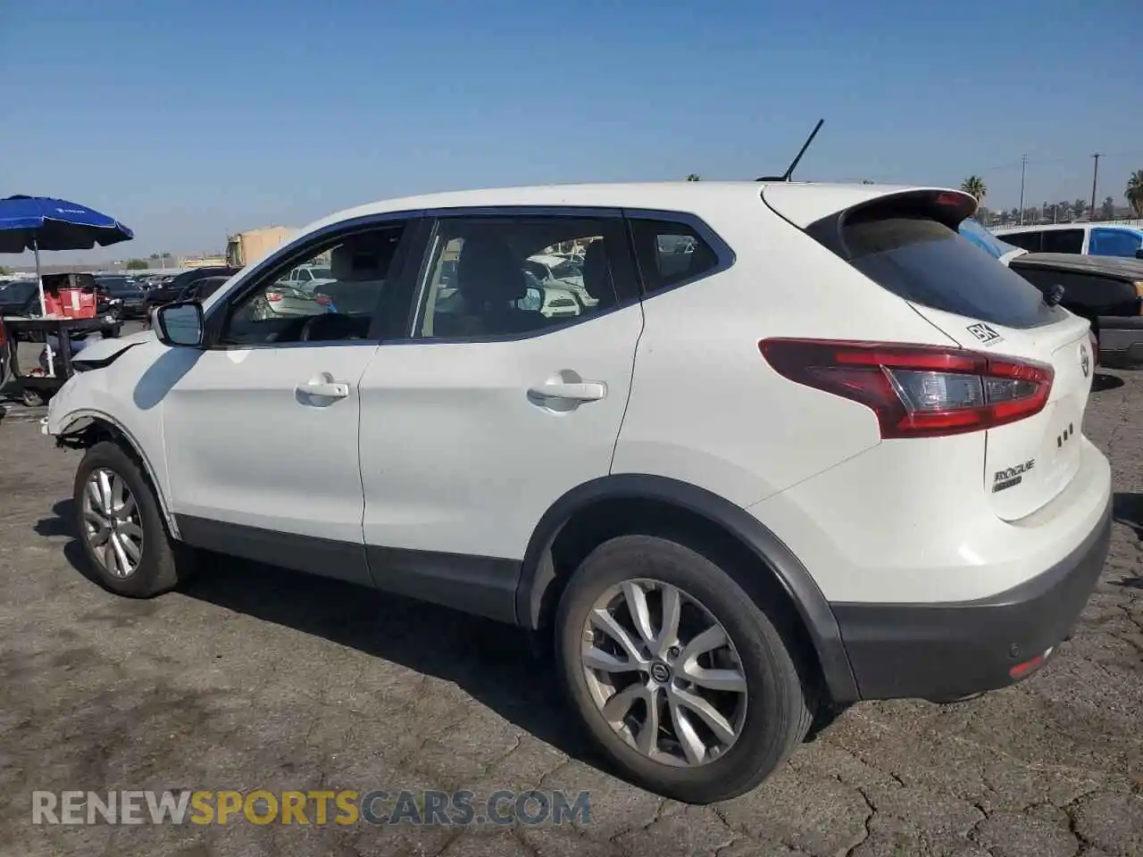 2 Photograph of a damaged car JN1BJ1AV3MW308193 NISSAN ROGUE 2021