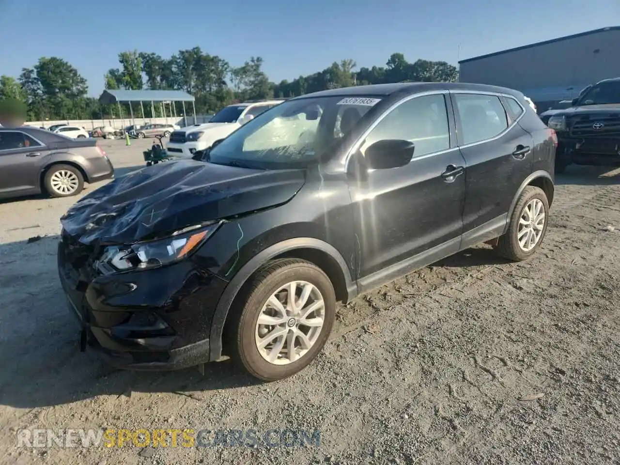 1 Photograph of a damaged car JN1BJ1AV3MW313149 NISSAN ROGUE 2021