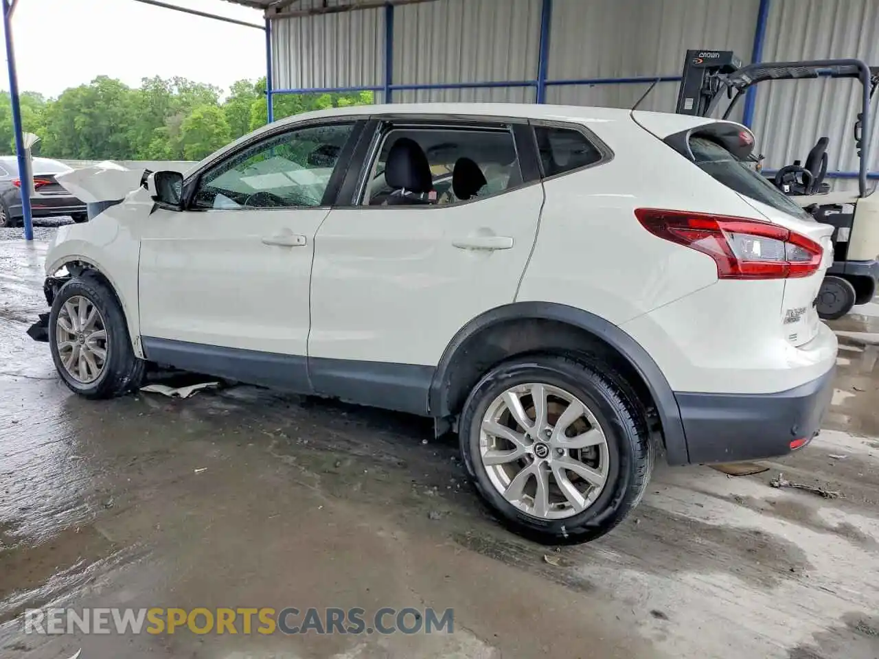 2 Photograph of a damaged car JN1BJ1AV3MW313796 NISSAN ROGUE 2021