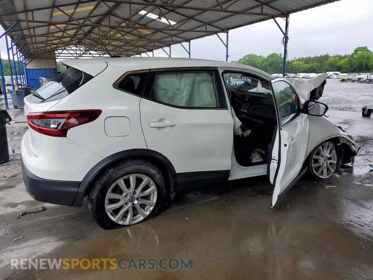 3 Photograph of a damaged car JN1BJ1AV3MW313796 NISSAN ROGUE 2021