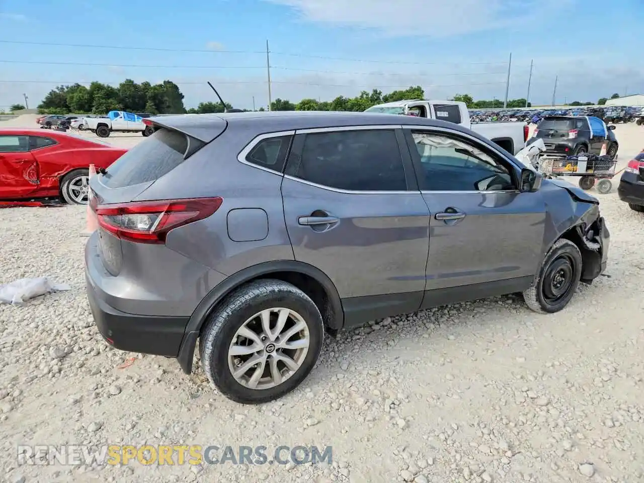 3 Photograph of a damaged car JN1BJ1AV3MW319792 NISSAN ROGUE 2021