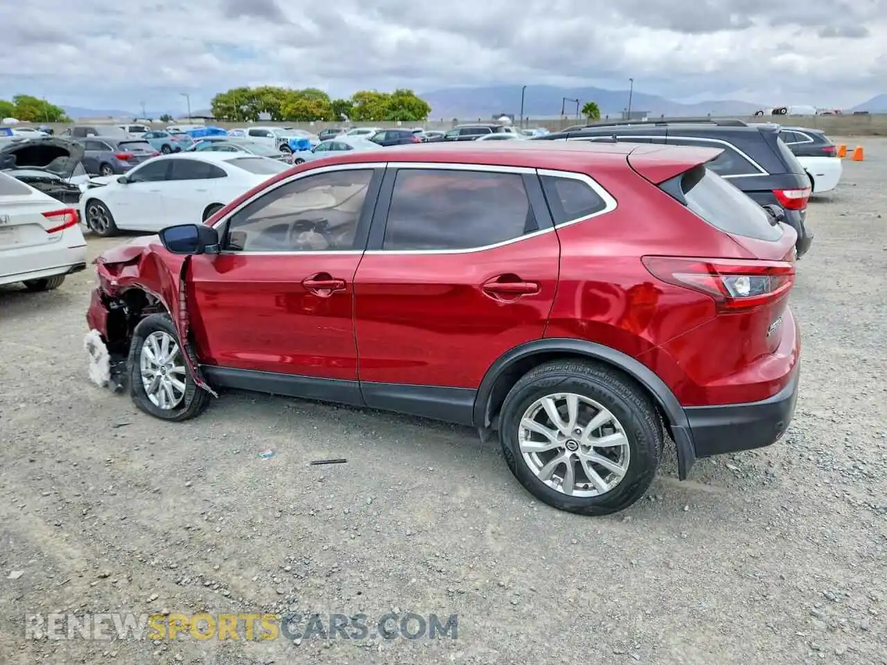 2 Photograph of a damaged car JN1BJ1AV3MW320814 NISSAN ROGUE 2021