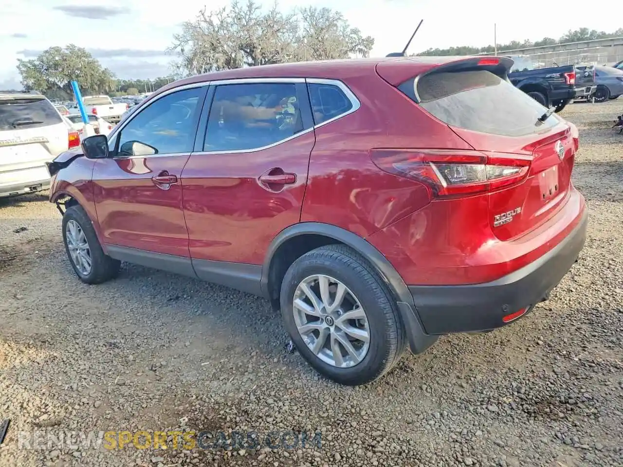 2 Photograph of a damaged car JN1BJ1AV3MW322935 NISSAN ROGUE 2021