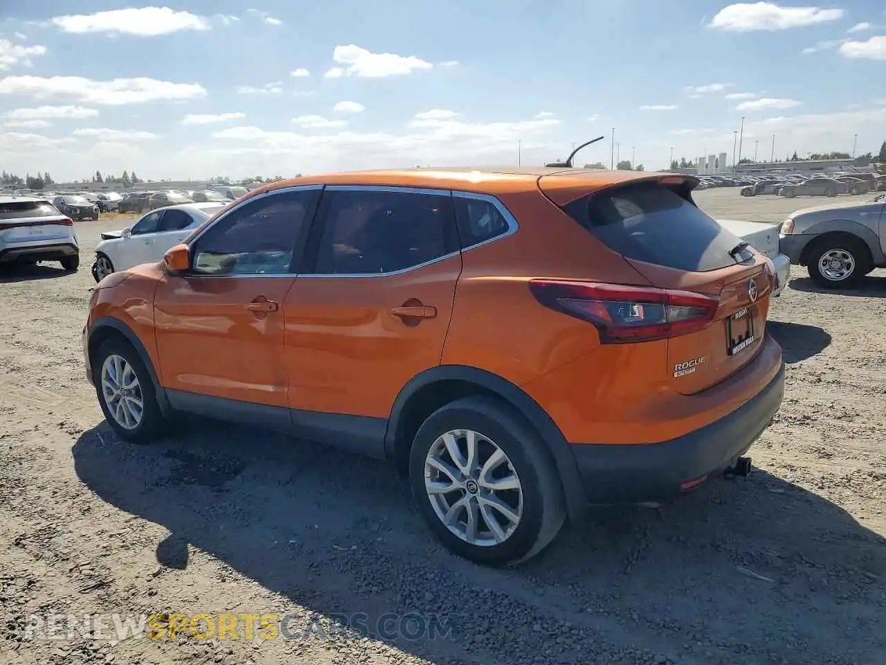 2 Photograph of a damaged car JN1BJ1AV3MW324166 NISSAN ROGUE 2021