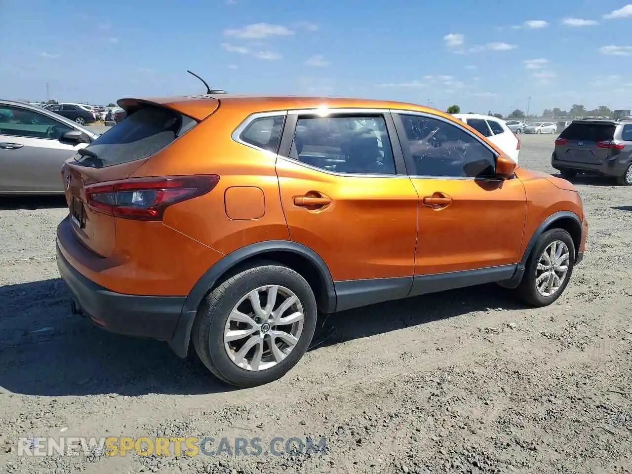3 Photograph of a damaged car JN1BJ1AV3MW324166 NISSAN ROGUE 2021