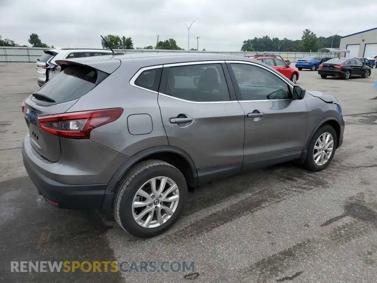3 fotografías del automóvil dañado JN1BJ1AV3MW570957 NISSAN ROGUE 2021
