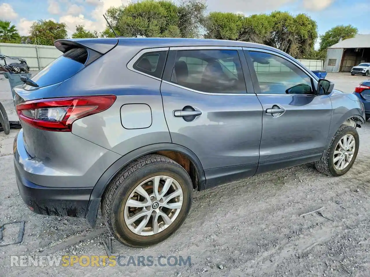 3 fotografías del automóvil dañado JN1BJ1AV3MW573132 NISSAN ROGUE 2021