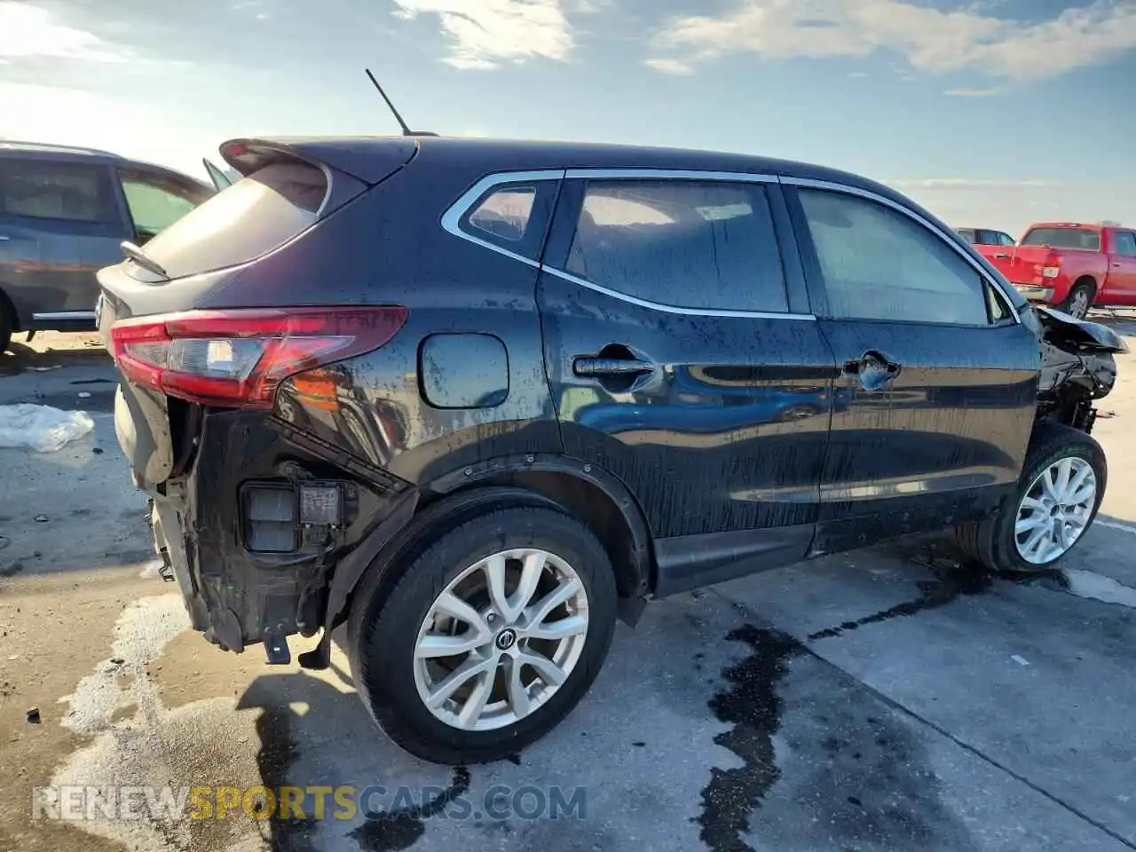 3 Фотография поврежденного автомобиля JN1BJ1AV4MW304007 NISSAN ROGUE 2021