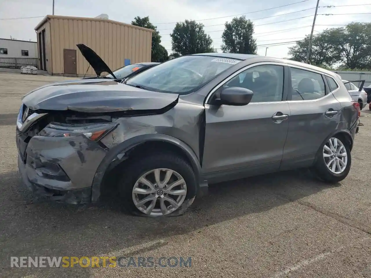 1 Photograph of a damaged car JN1BJ1AV4MW306582 NISSAN ROGUE 2021