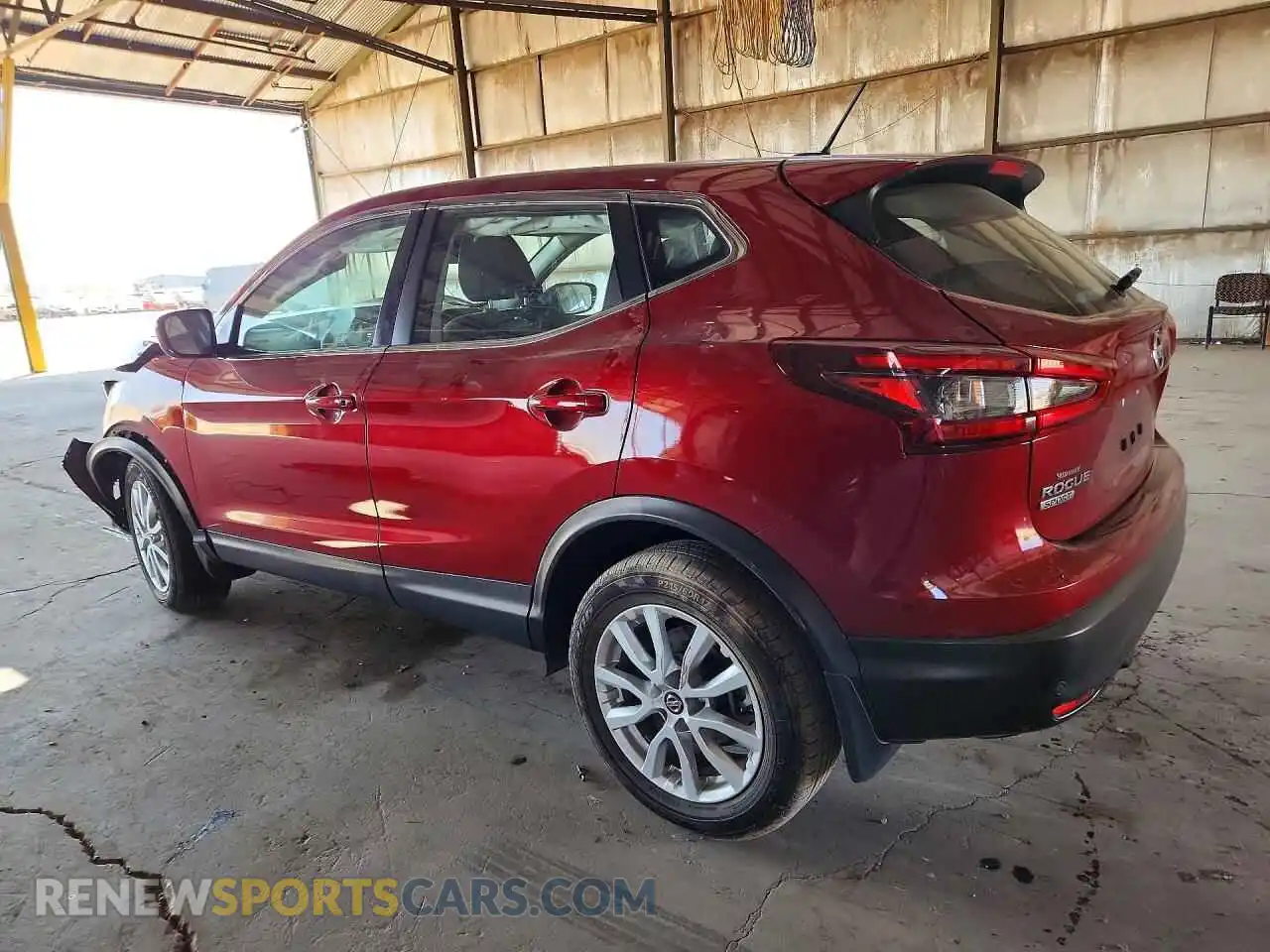 2 Photograph of a damaged car JN1BJ1AV4MW312897 NISSAN ROGUE 2021