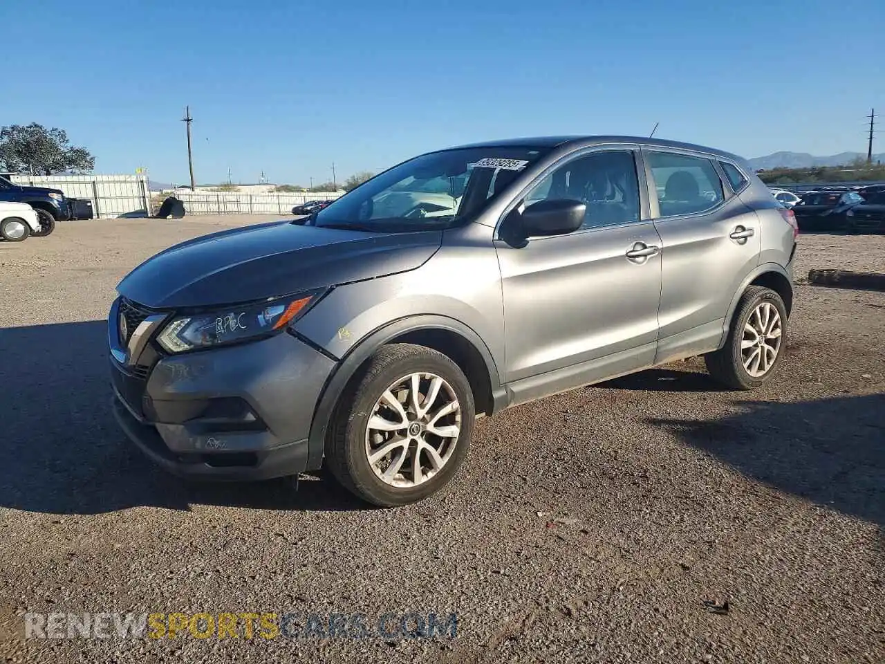 1 Photograph of a damaged car JN1BJ1AV4MW312964 NISSAN ROGUE 2021