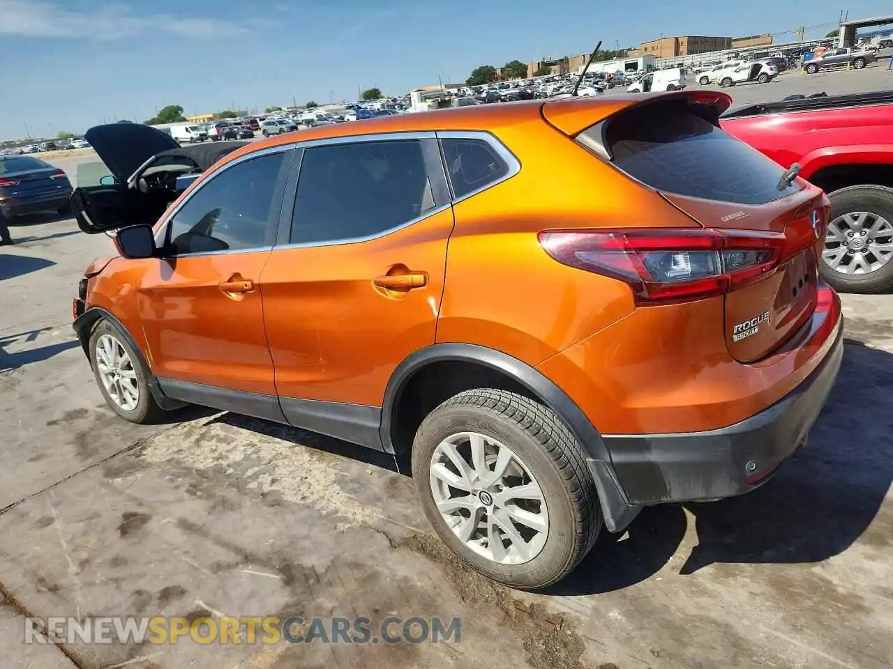 2 fotografías del automóvil dañado JN1BJ1AV4MW313600 NISSAN ROGUE 2021