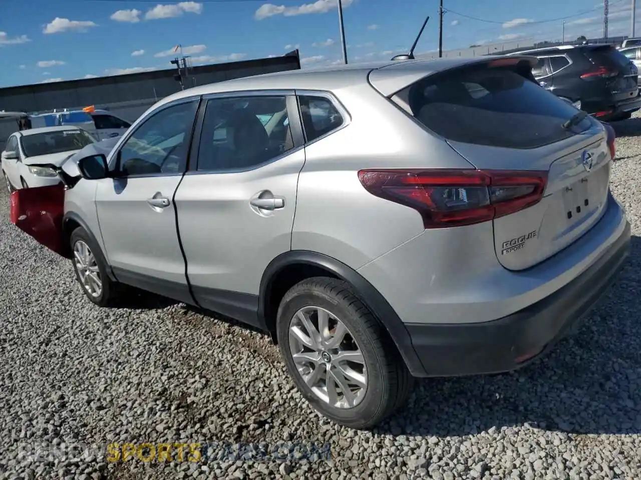 2 Photograph of a damaged car JN1BJ1AV4MW567162 NISSAN ROGUE 2021