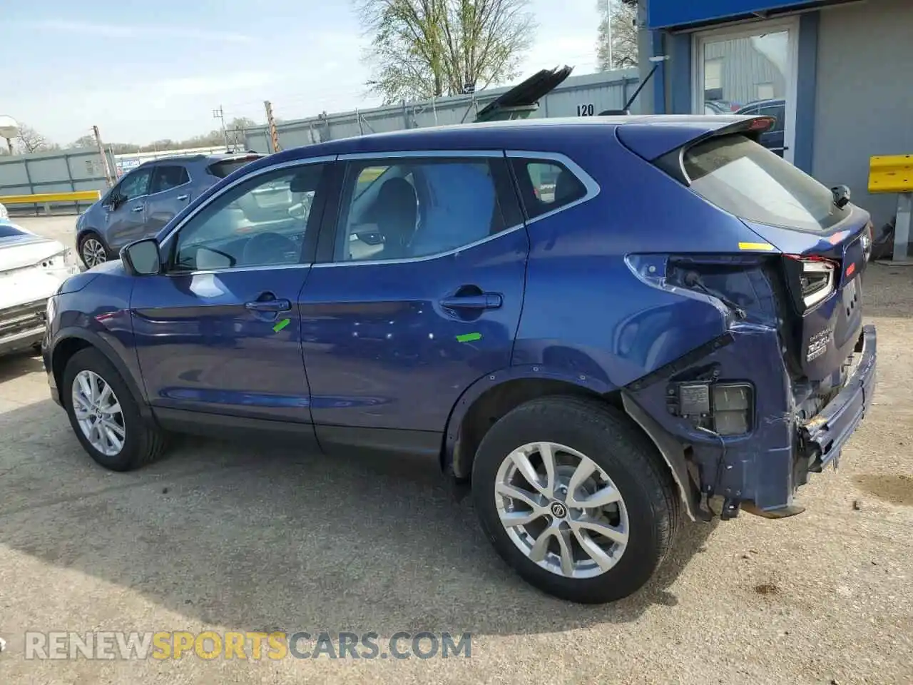 2 Photograph of a damaged car JN1BJ1AV5MW301004 NISSAN ROGUE 2021