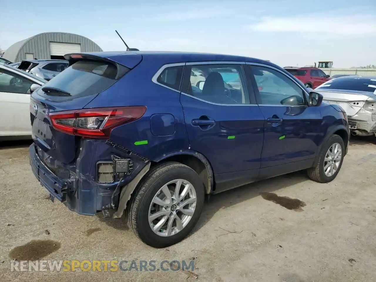 3 Photograph of a damaged car JN1BJ1AV5MW301004 NISSAN ROGUE 2021