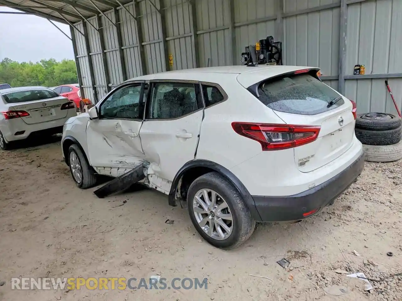 2 Photograph of a damaged car JN1BJ1AV5MW301844 NISSAN ROGUE 2021