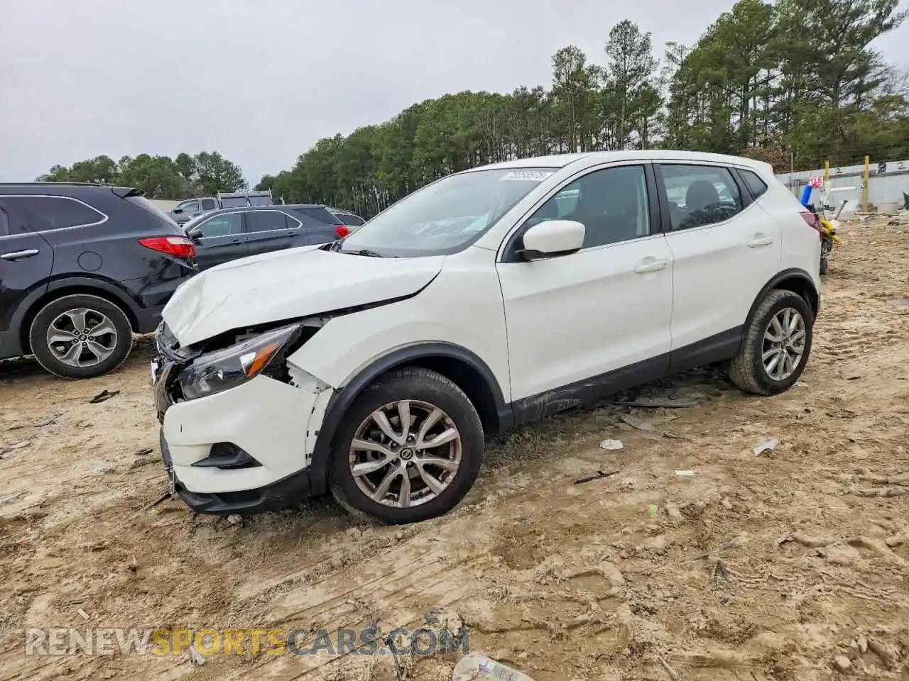 1 Photograph of a damaged car JN1BJ1AV5MW308356 NISSAN ROGUE 2021