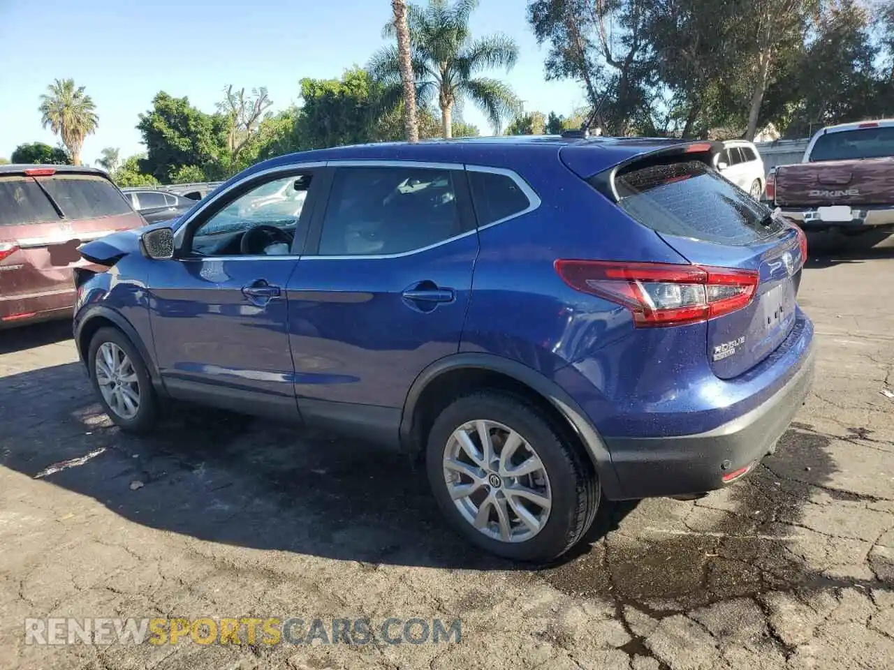 2 Photograph of a damaged car JN1BJ1AV5MW312911 NISSAN ROGUE 2021