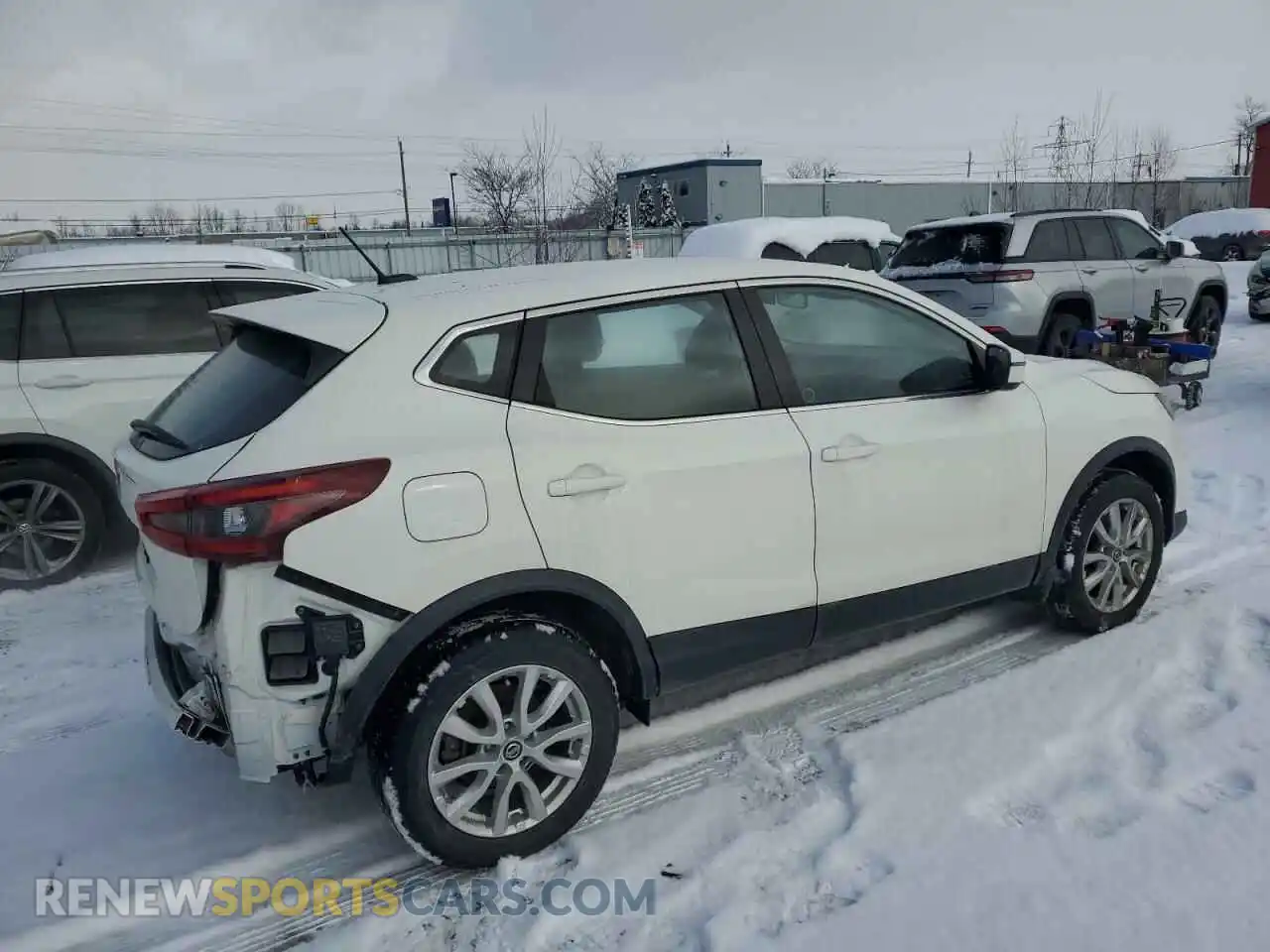 3 Photograph of a damaged car JN1BJ1AV5MW318871 NISSAN ROGUE 2021