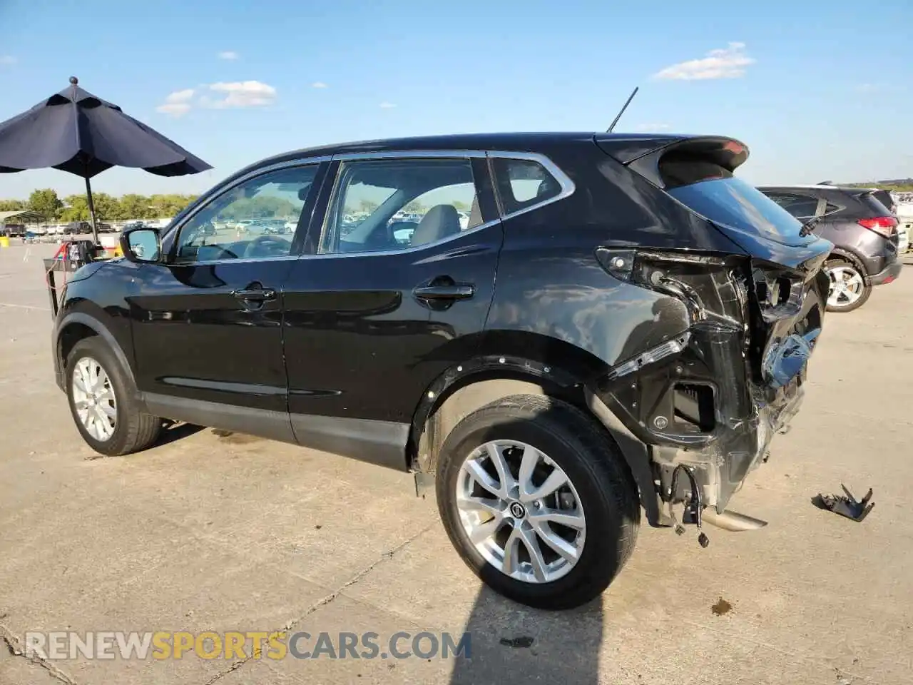 2 Photograph of a damaged car JN1BJ1AV5MW563363 NISSAN ROGUE 2021