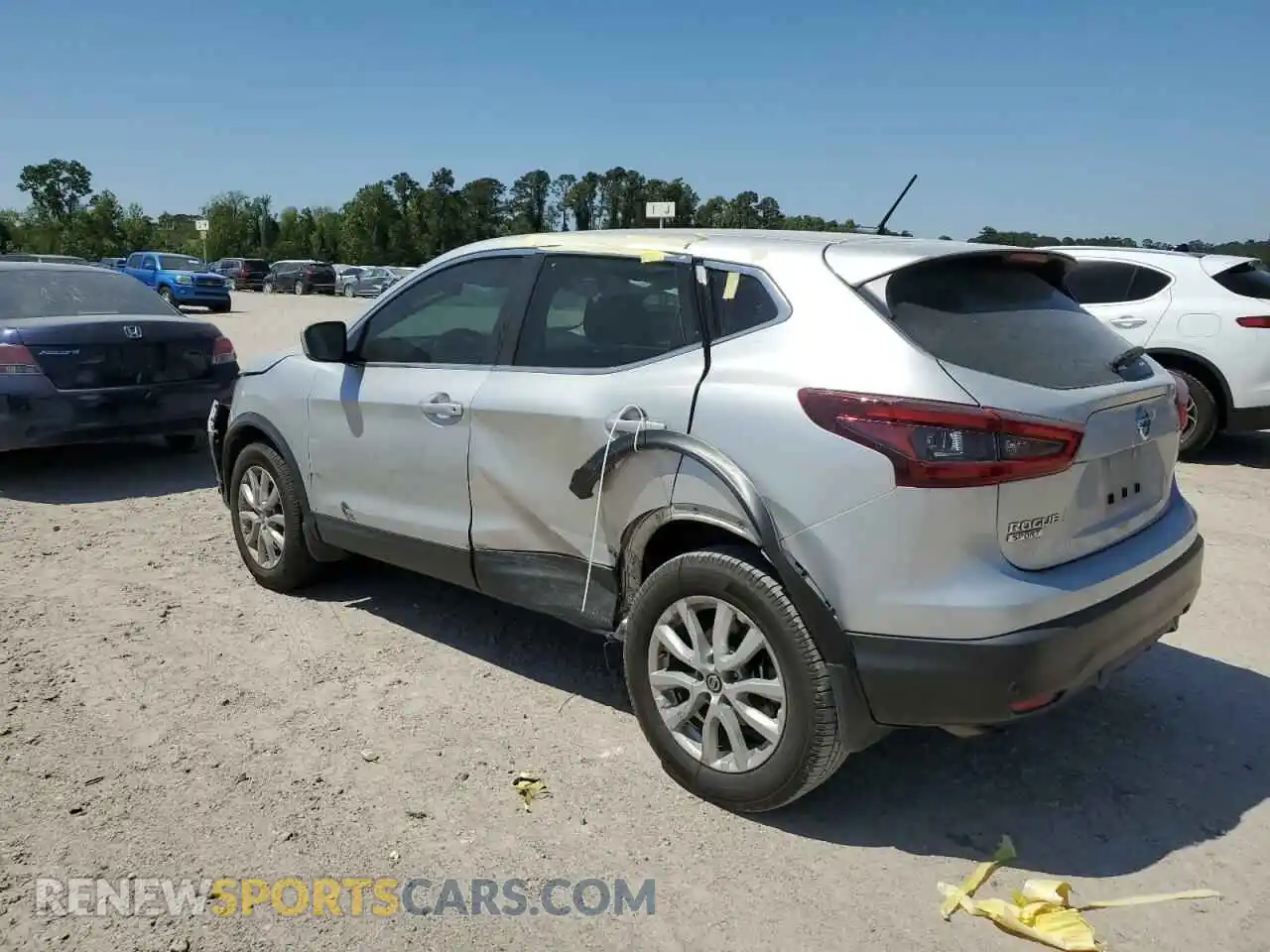 2 Photograph of a damaged car JN1BJ1AV6MW302839 NISSAN ROGUE 2021