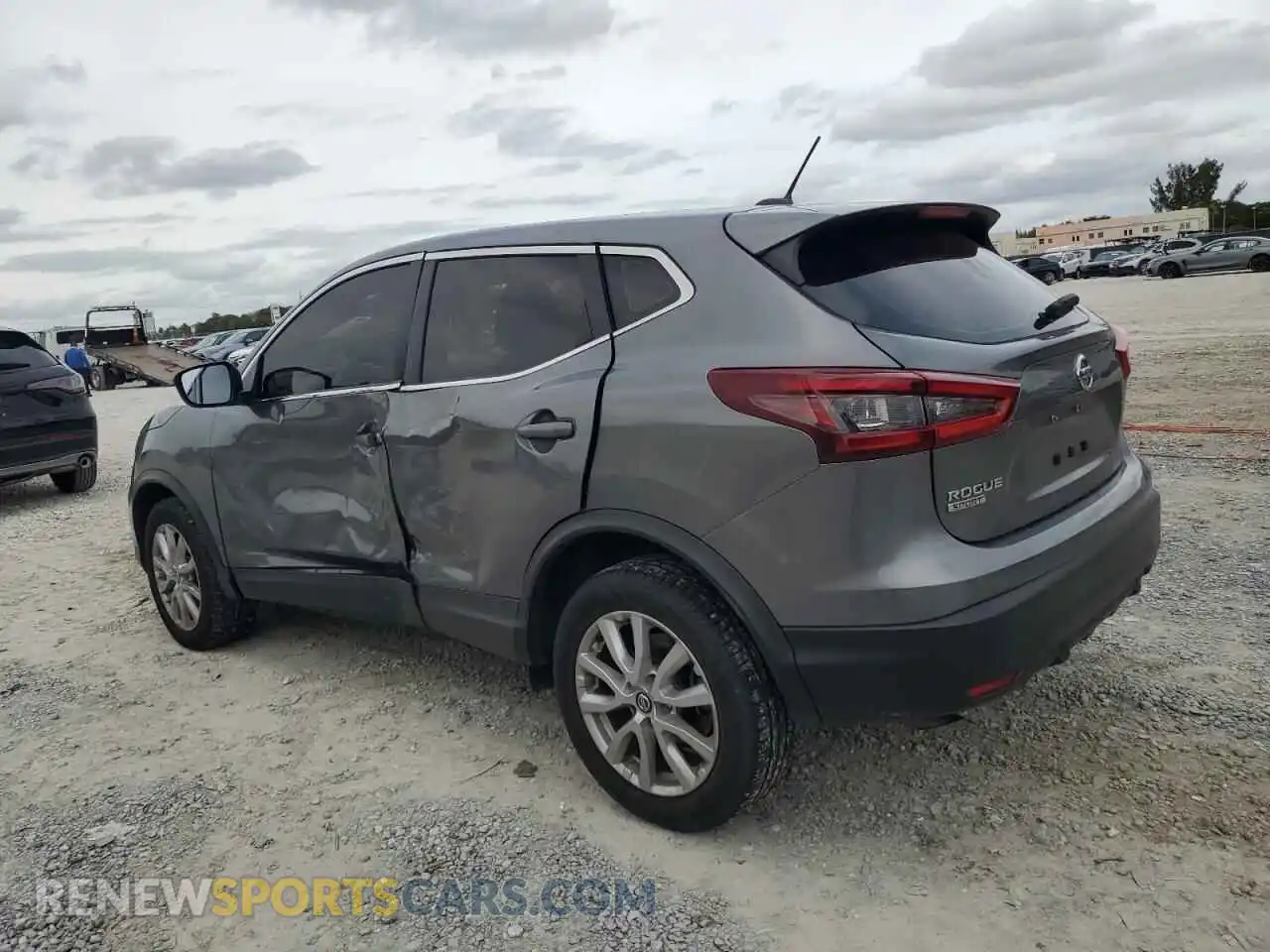 2 Photograph of a damaged car JN1BJ1AV6MW561928 NISSAN ROGUE 2021