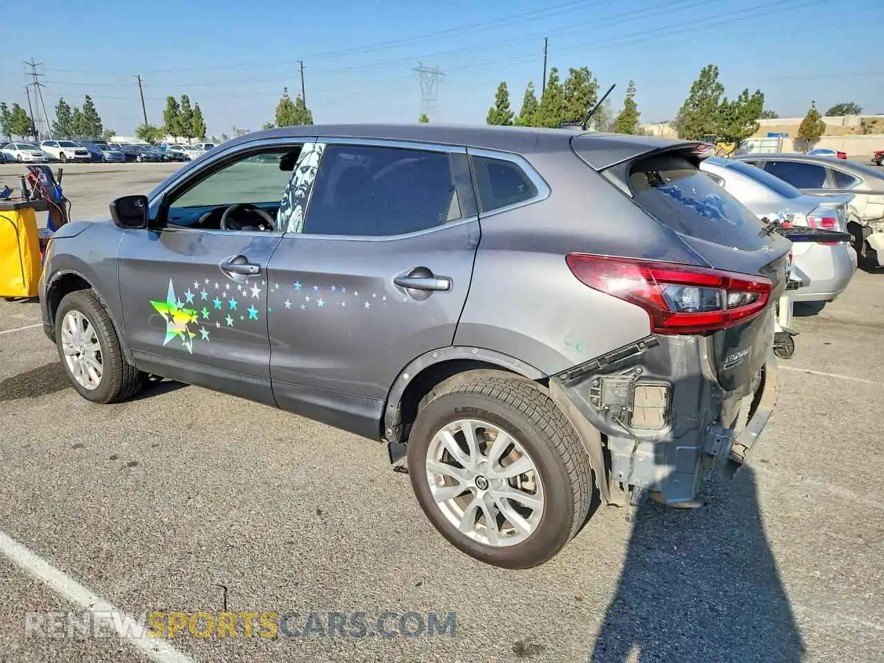 2 Photograph of a damaged car JN1BJ1AV6MW564151 NISSAN ROGUE 2021