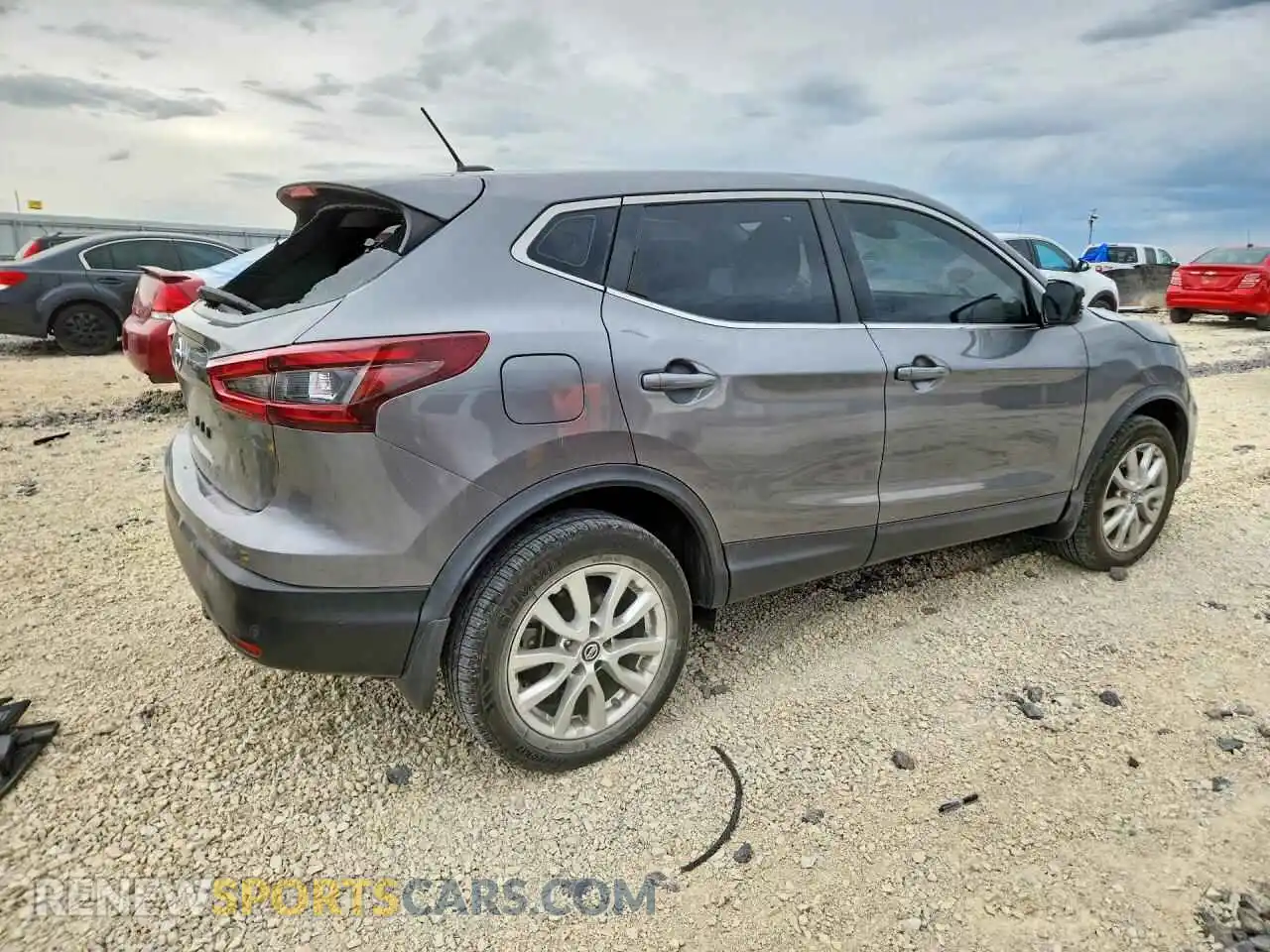 3 Photograph of a damaged car JN1BJ1AV6MW568992 NISSAN ROGUE 2021