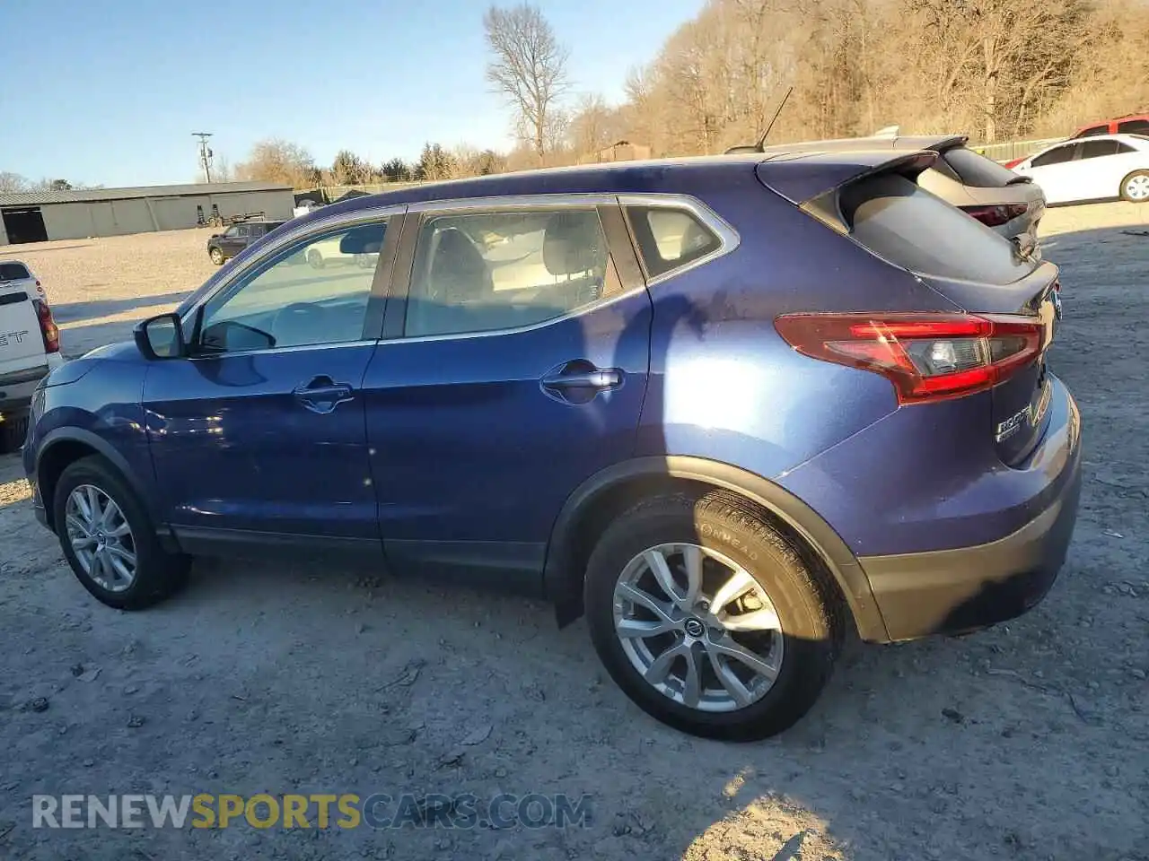 2 Photograph of a damaged car JN1BJ1AV7MW300971 NISSAN ROGUE 2021