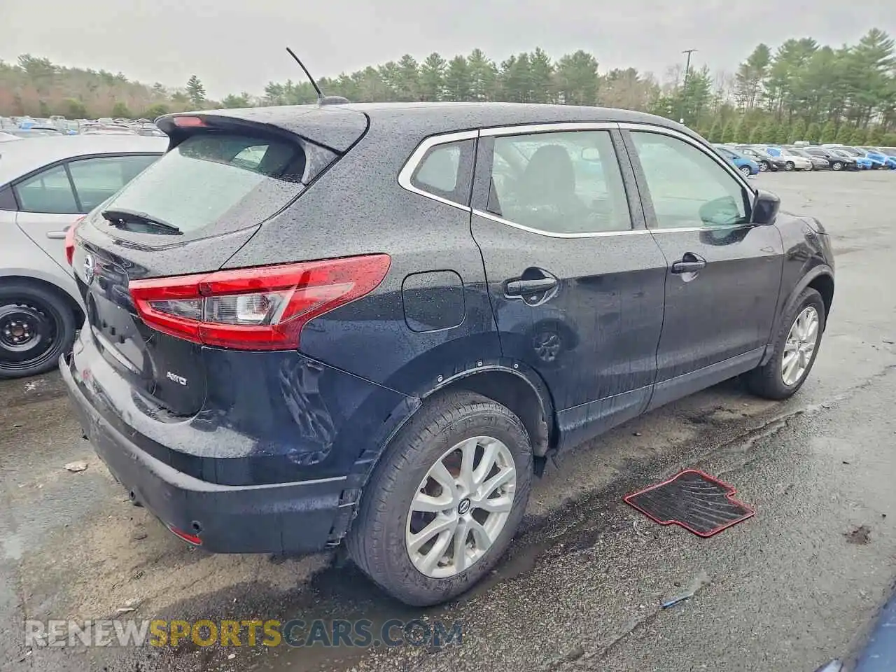 3 Photograph of a damaged car JN1BJ1AV7MW308035 NISSAN ROGUE 2021