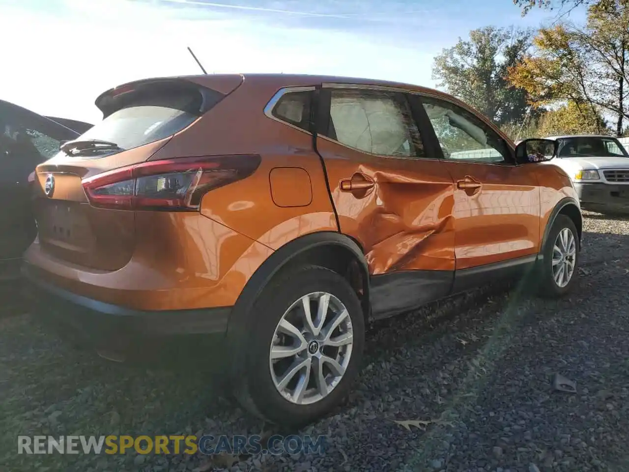 3 fotografías del automóvil dañado JN1BJ1AV7MW313672 NISSAN ROGUE 2021