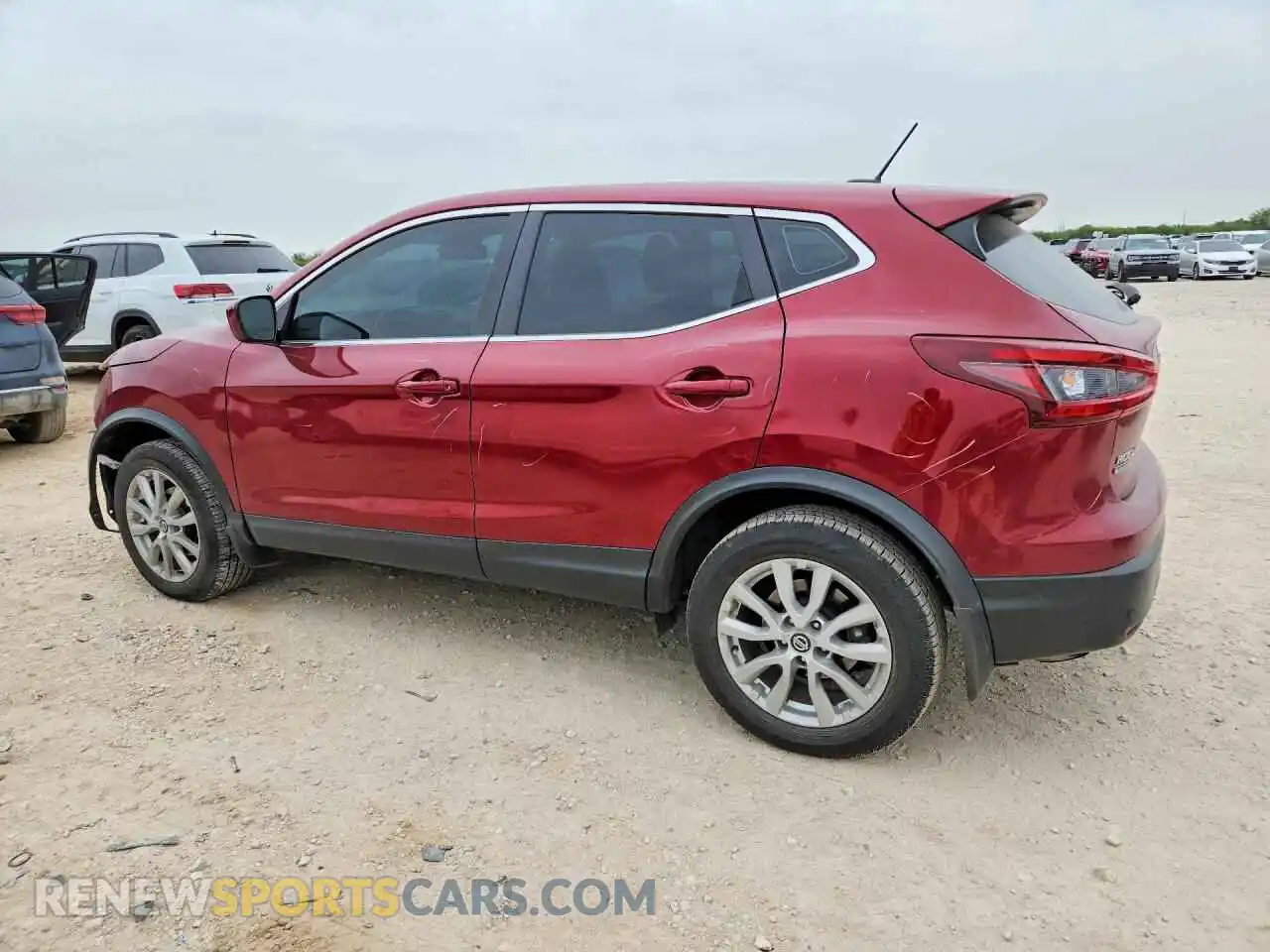 2 Photograph of a damaged car JN1BJ1AV7MW316331 NISSAN ROGUE 2021