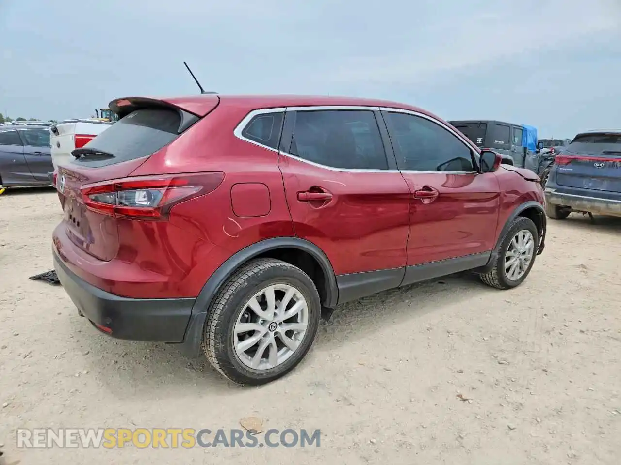3 Photograph of a damaged car JN1BJ1AV7MW316331 NISSAN ROGUE 2021