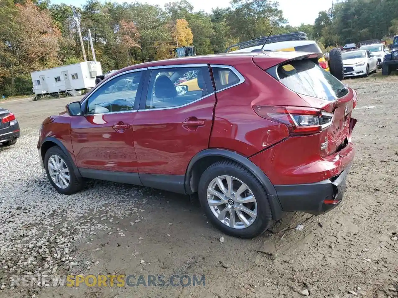 2 Photograph of a damaged car JN1BJ1AV7MW319410 NISSAN ROGUE 2021