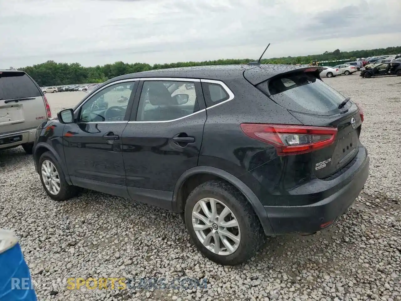 2 Photograph of a damaged car JN1BJ1AV7MW561078 NISSAN ROGUE 2021