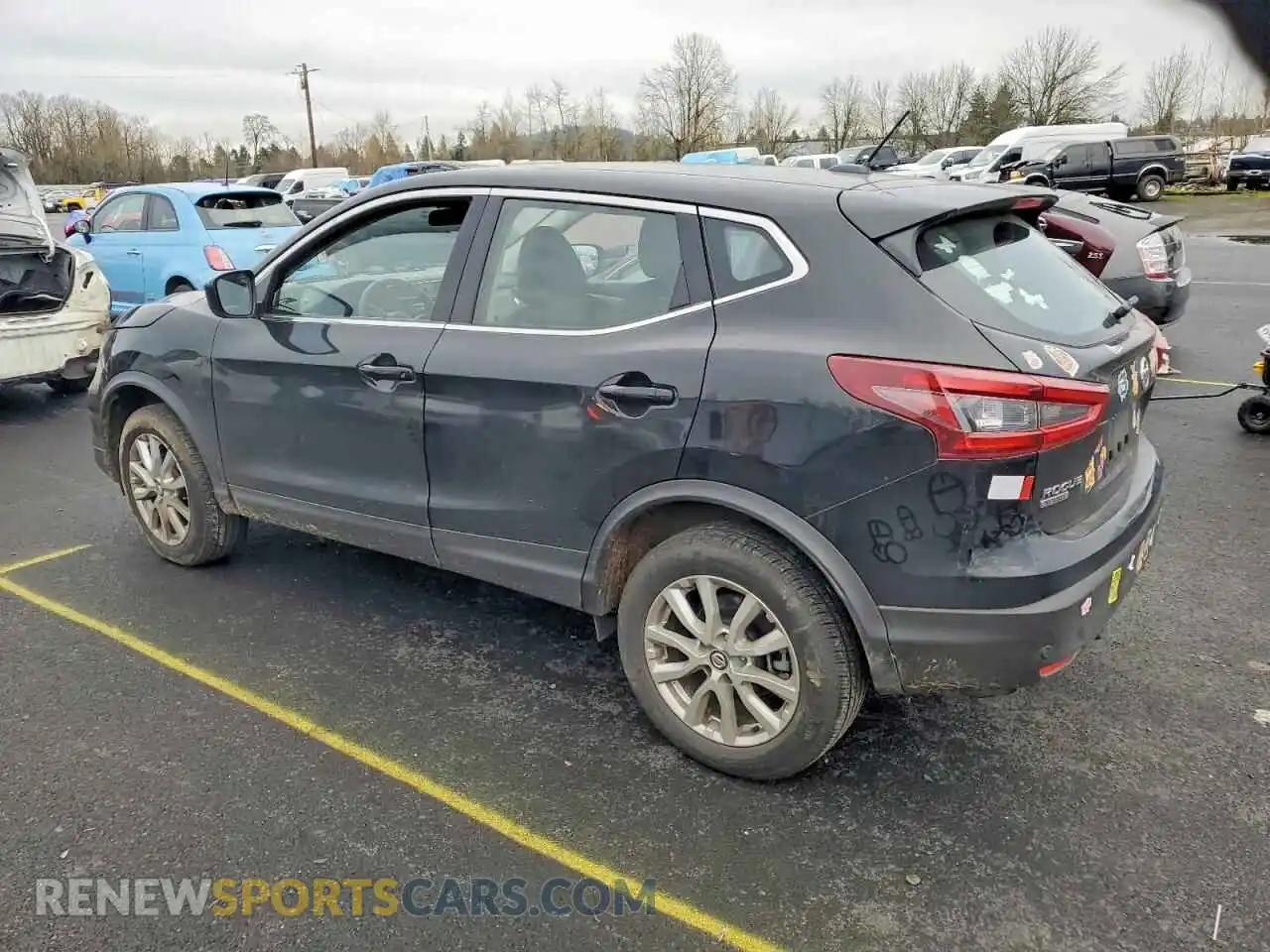 2 Photograph of a damaged car JN1BJ1AV7MW567401 NISSAN ROGUE 2021