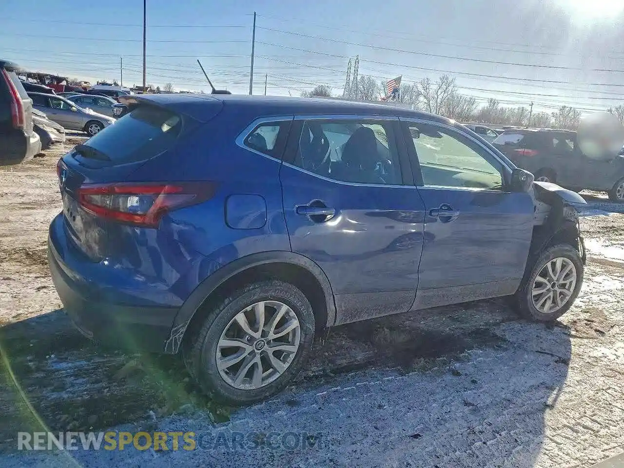 3 Photograph of a damaged car JN1BJ1AV8MW307931 NISSAN ROGUE 2021