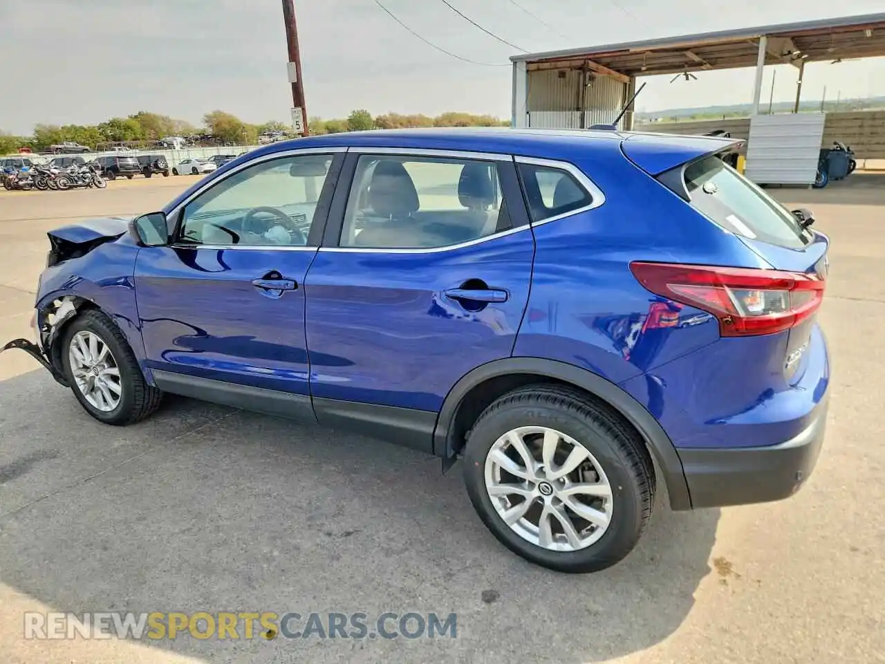 2 fotografías del automóvil dañado JN1BJ1AV8MW312031 NISSAN ROGUE 2021
