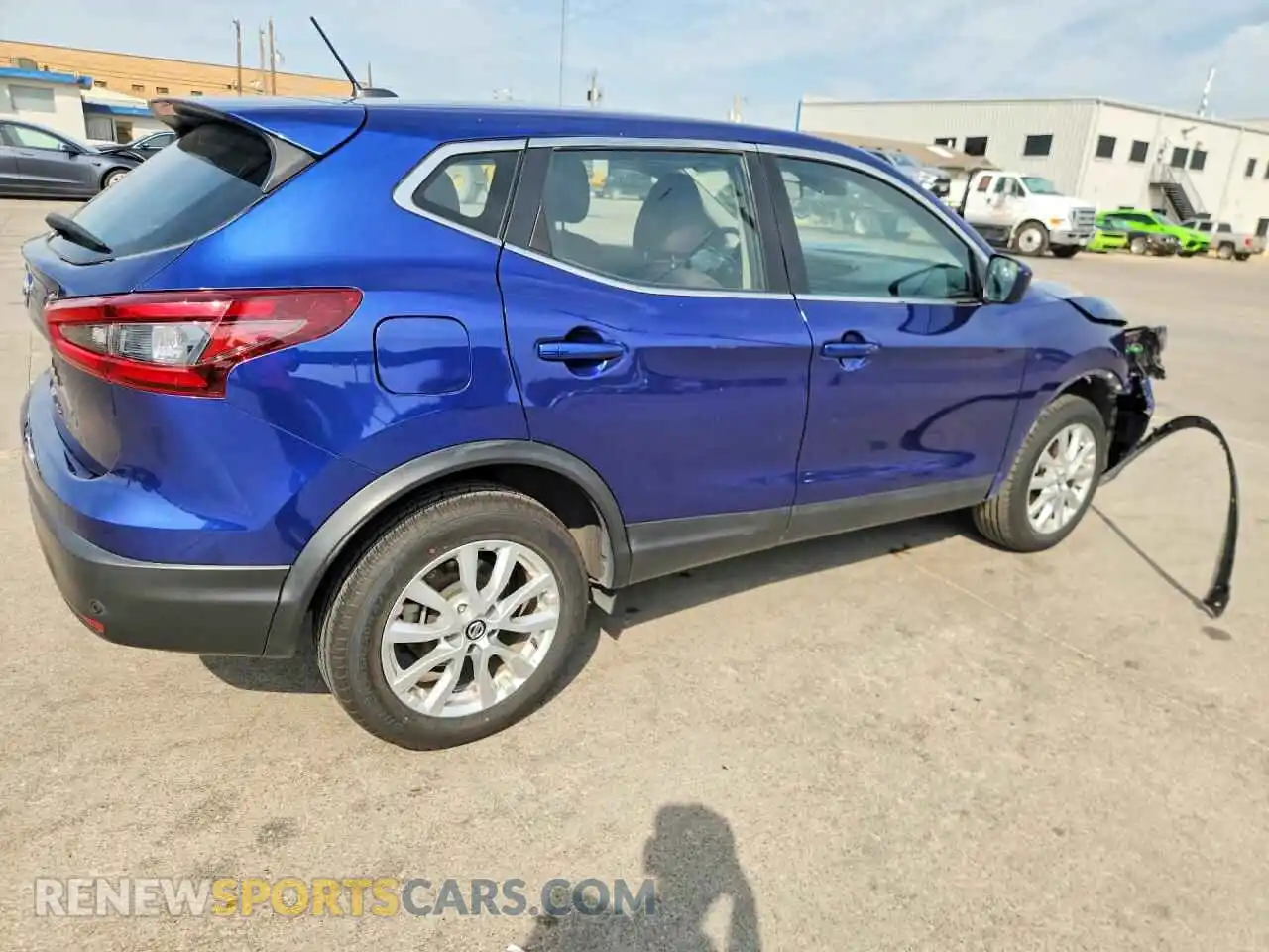 3 fotografías del automóvil dañado JN1BJ1AV8MW312031 NISSAN ROGUE 2021
