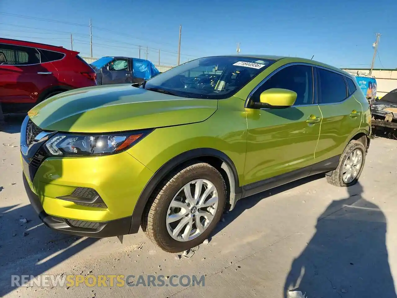 1 Photograph of a damaged car JN1BJ1AV8MW312563 NISSAN ROGUE 2021