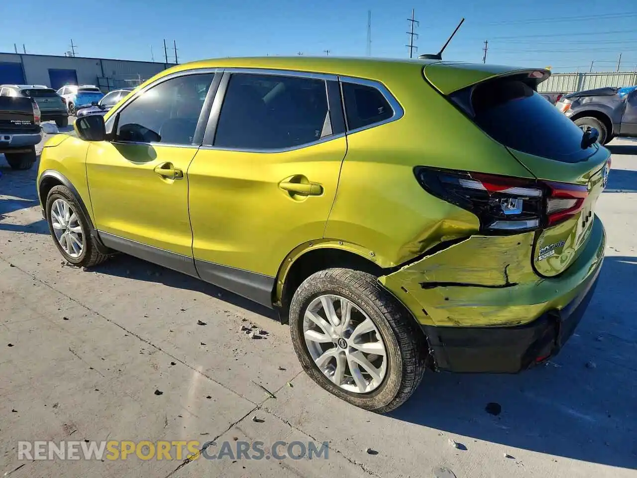 2 Photograph of a damaged car JN1BJ1AV8MW312563 NISSAN ROGUE 2021