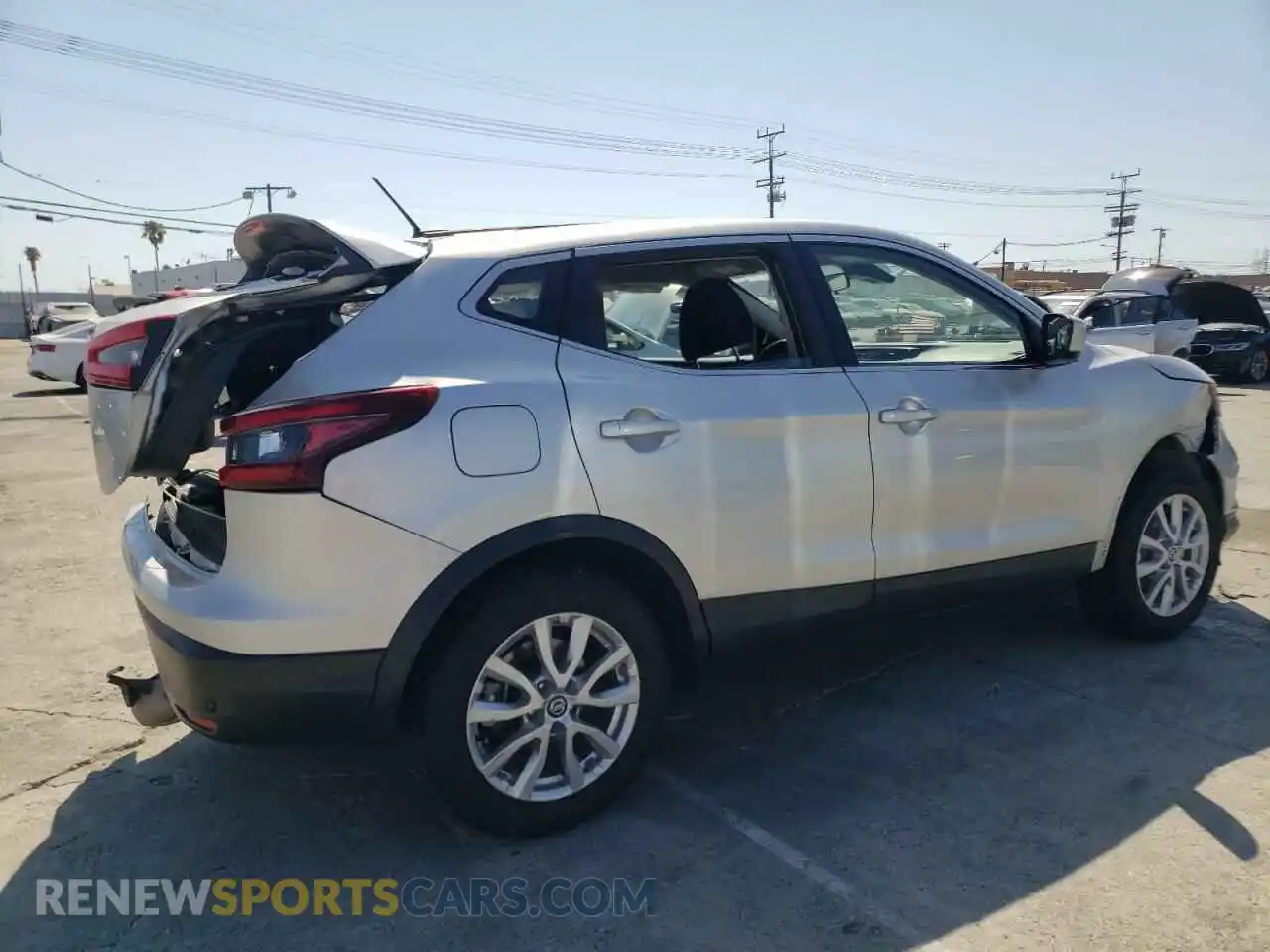 3 Photograph of a damaged car JN1BJ1AV8MW564149 NISSAN ROGUE 2021