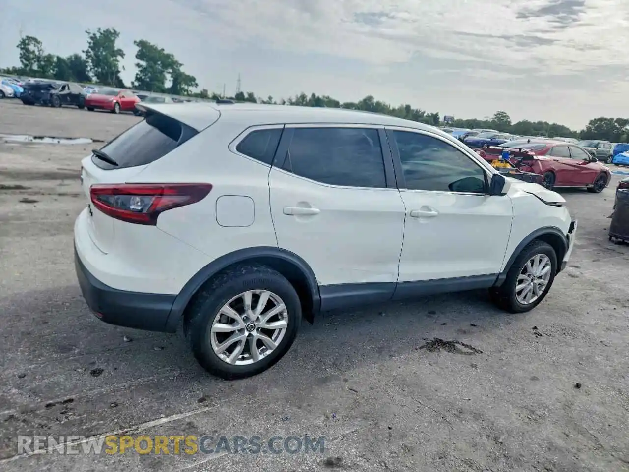 3 Photograph of a damaged car JN1BJ1AV9MW313155 NISSAN ROGUE 2021