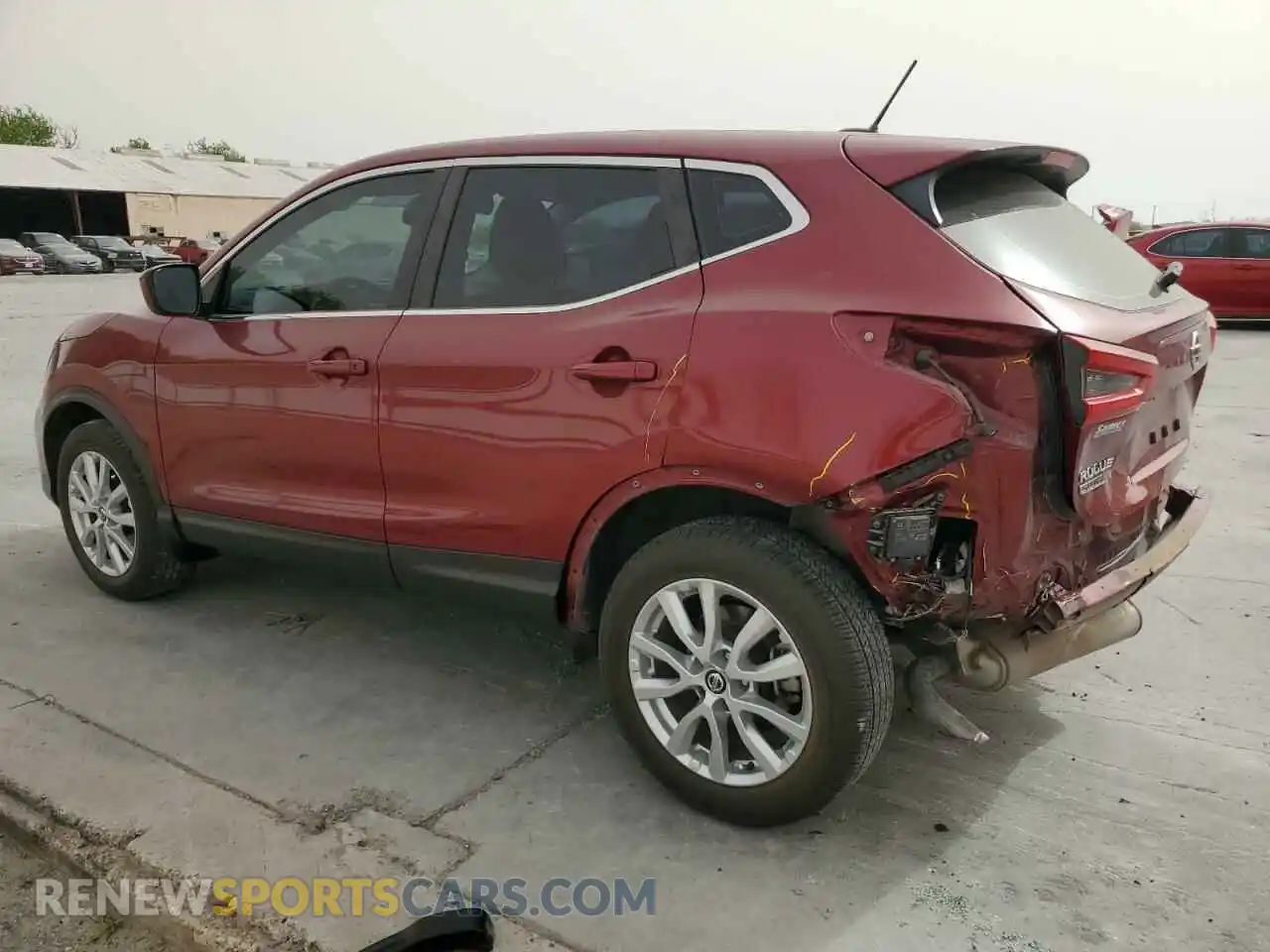 2 Photograph of a damaged car JN1BJ1AV9MW318467 NISSAN ROGUE 2021